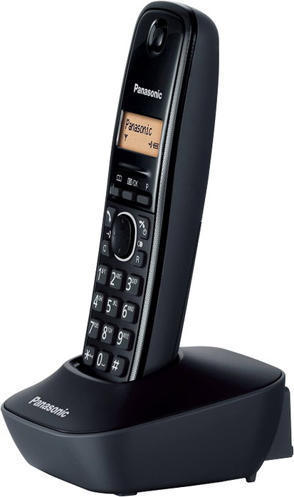 Panasonic KX-TG1611 Teléfono Inalámbrico Negro Panasonic KX-TG1611 Teléfono Inalámbrico Negro